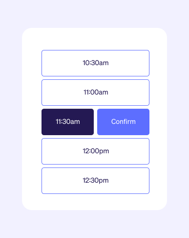 schedule session tile